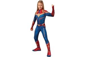 Rubies Fantazyjna sukienka Dziewczynki Captain Marvel (1 w zestawie)