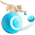 BURAQ 360° Smart Gravity Self Roller Ball Cat Toy - Type-C Charge, Interactive Automatic Rolling Smart Toy Ball
