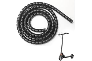 CXXTKCXXLC Tubo Spiralato da 1m per Protezione Cavi, Flessibile e Resistente per Monopattino Elettrico Xiaomi 1s/M365/Pro e Ninebot - Accessori per Monopattino Elettrico Adulto
