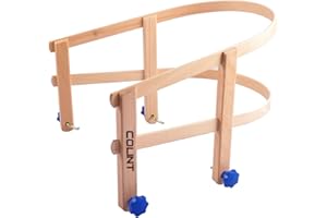 COLINT Schlittenlehne aus Holz Schlitten-Kindersitz Rückenlehne Sitzhilfe Lehne