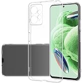 Ehr. Xiaomi Redmi Note 12 4G Uyumlu Kamera Korumalı Darbe &Ouml;nleyici Ultra Slim TPU Şeffaf Silikon Kılıf (Şeffaf, Xiaomi Redmi 
