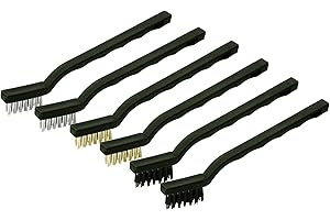 Rolson 42836 - Mini spazzola metallica set - 6 pezzi