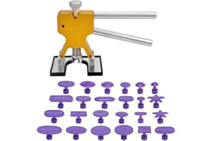 MILIWAN Tirabolli per Carrozzeria Kit di 25pcs per Riparazione di Ammaccature Kit Riparazione Carrozzeria Auto per Riparazione di Danni alla Grandine e Rimozione di Ammaccature di Automobili