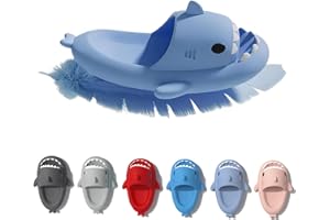 Puimentiua Damen Hai Hausschuhe Schlappen,Shark Slippers Slides,Herren Sharky Schuhe Latschen,Lustig Haifisch Badelatschen (36-47 EU)