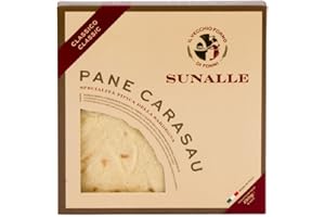 Sunalle Pane Carasau Classico, traditionelles dünnes Hirten Brot aus Sardinien, 250g Il Vecchio Forno di Fonni (1)
