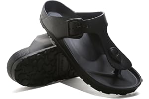 YUHITYGZGS Pantoletten Damen Herren, Sommer Bequem Weich Sandalen Schlappen, Cozy Slides Flipflop Original Mules Clogs Zehentrenner Orthopädische Hausschuhe Sandale rutschfeste Badelatschen