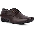 Liberty Fortune UVL-33 Lacing Derby Shoes for Men with PVC Sole | Comfortable & Lightweight | Cushioned Footbed | Durable, Stylish & Trendy Design | Padded Foam Insole | Formal Footwear