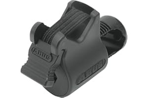 ABUS Porte-antivol UGH 02 - Pour un transport sûr sur le porte-bagages - Porte-antivol en 3 parties pour vélo, noir