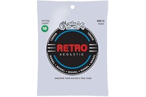 Martin LUZ extra Retro Guitarra Cuerdas MM10 010 047) , Extra Light