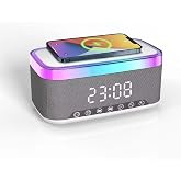 Gaman Kablosuz Bluetooth Hoparl&ouml;r - &Uuml;stten Telefon Şarj &Ouml;zellikli, Rgb Tasarım, Alarm & Saat G&ouml;stergeli