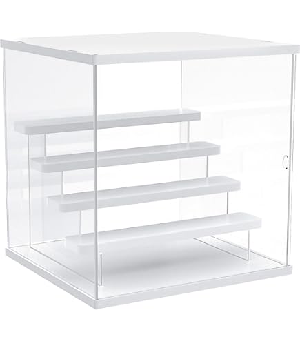 Lassuzie Vitrine Acrylique Empilable Pour Figurines – Protection Anti-Poussière – 18x10x9 Cm – Compatible Lego