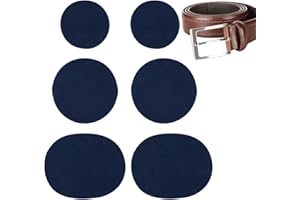 Quzente Patch De Réparation De Trou De Chaussure, 6 Pièces Patchs De Réparation en Forme De Cercle Auto Adhésifs, Patch De Réparation De Baskets Anti-Usure, Convient Aux Baskets