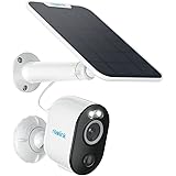 Reolink 5MP Telecamera WiFi Esterno Senza Fili, Argus 3 Pro Videosorveglianza WiFi 2,4&5 GHz con Batteria e Pannello Solare, 