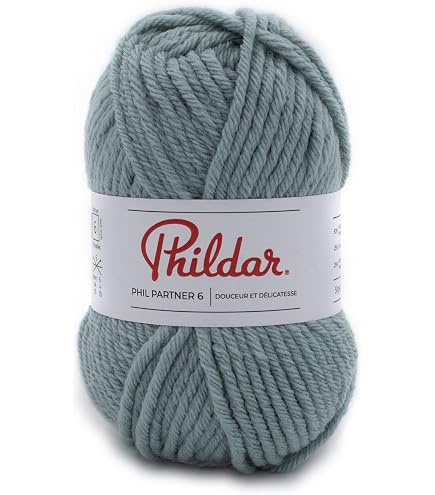 Lot De 10 Pelotes De Laine Phildar PARTNER 6 Couleur Orge (jaune) - Aiguille 6, Acrylique/laine, Neuves
