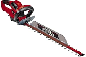 Einhell Taille-haies électrique GE-EH 7067 (700 W, Longueur de coupe 67 cm, Fourreau de protection, Poignée supplémentaire, Anti-arrachement du câble, Collecteur de feuilles)