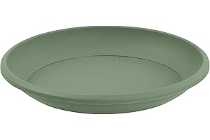 EDA - Soucoupe Universelle Ø 38 cm - pour Pot de Fleur Osaka Ø 50 cm - Vert Laurier