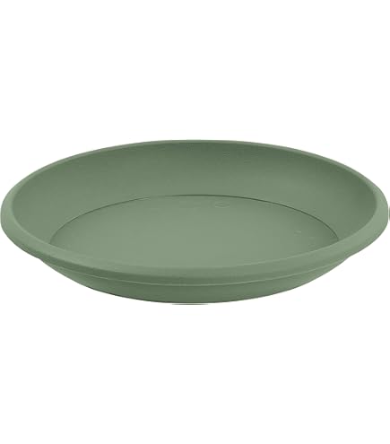 EDA - Vaso quadrato 50 cm Volcania 57 L - Decorazione imitazione pietra - Doppia parete - Area di ritenzione idrica - 49,5 x 49,5 x 49,5 cm - Grigio Antracite