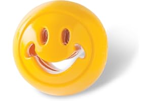 ‎OUTWARD HOUND Planet Dog Orbee-Tuff Nooks - Snackspielzeug für Hunde - gelber Smiley