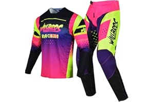 Willbros Pantalones de Camiseta de Motocross Traje Hombres Bicicleta Sucia Juego de Engranajes MX Mujeres Fuera del Camino Montando Adulta Ropa de Carrera