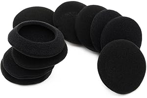 YunYiYi Wymienne wkładki piankowe do słuchawek kompatybilne z Sennheiser PMX60 PC141 PMX90 PMX100 PX20 PX100 HD15 HD36 HD56 PC26 PC35 zestaw słuchawkowy