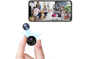 LySuyeo Mini Kamera, Überwachungskamera 1080P WiFi Kamera Live Übertragung Handy APP mit Bewegungserkennung Nachtsicht, Überwachungskamera mit Batteriestrom Geeignet für Familien verwendet