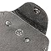 LuckyFine Salon PU Leather Hairdressing Clips Hair Cutting Combs Holster Holder Case Pouch Bag Barber Tool Black