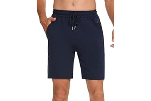 Wayleb Pantaloncini Uomo Sportivi Pantaloni Corti Cotone Shorts Uomo Estivi Bermuda con Tasche per Palestra Basket Running