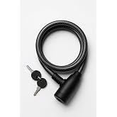 Busstier Bisiklet Kilidi, 80 cm Uzunluk, 12 mm Kalınlık, Su Ge&ccedil;irmez PVC Kaplama, &Ccedil;elik G&ouml;vdeli, Yedek Anahtarlı, G&uuml;venlik Ki