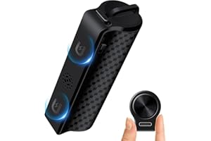 HINNE Magnetic Voice Recorder,Audio Recording Device with Triple Noise Reduction.Digital Voice Activated Recorder with Playback，750 Hours Storage and 600 Hours Battery Time for Class (128GB Black)