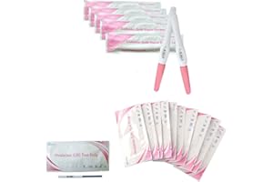 SIMPLY GORGEOUS 10 X Ovulation (LH) très sensible 20 mlU 2 X Tests de fertilité et tests de grossesse Sticks médullaires Test d'urine à domicile ultra précoce de 10mIU
