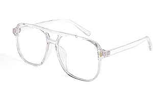 FEISEDY Occhiali anti Luce Blu Retro anni '70 '80 Occhiali Pilota Donna Uomo Occhiali da PC Gaming Computer Protezione UV B2866