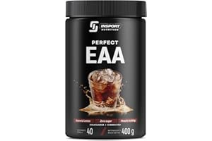 INSPORT Nutrition - EAA PERFECT - Supplément Sportif Professionnel - Acides Aminés - Soutien à l'exercice - 40 Portions - 400g Poudre - Goût: (Cola)