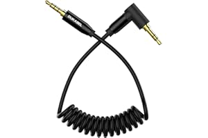 DuKabel 3.5mm TRS auf TRRS Mikrofon Adapterkabel für VideoMic, Wireless Mikrofon System 3 pole Stecker auf 4 pole Stecker Patchkabel kompatibel mit IOS & Android Smartphone, Laptop - 0.3 Meter