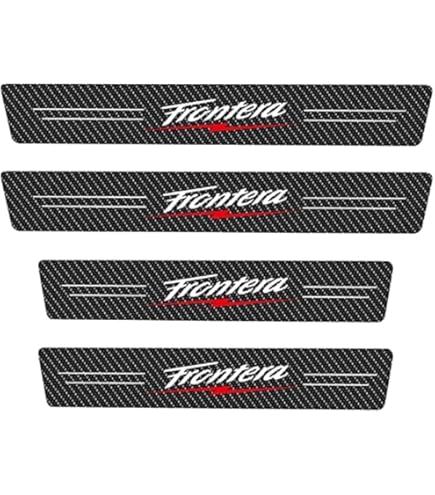 5 Stück Carbon-Einstiegsleisten Für Opel Frontera (2024-2025) - Kratzschutz-Aufkleber Für Türschwellen, Selbstklebend (versch. Größen)