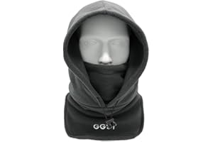 GG ST Balaclava Windproof Ski Mask Winter Thermal Fleece Hood Heavyweight Neck Warmer Snood Outdoor Sports Face Covers Hat For Men & Women