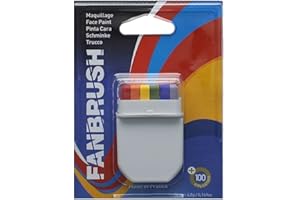 Generique Rainbow FanBrush Face Paint for Gay Pride Celebrations