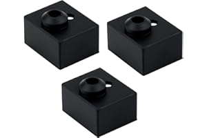 POLISI3D 3-Pack Silicone Cover Socks 300C high Temperature Compatible with Creality Sprite Extruder Heater Block, Ender 3 S1, Ender3 S1 Pro, CR10 Smart Pro, Sermoon V1 3D Printer (Silicone Sock)