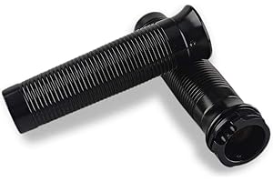 ‎EVOMOSA Motorrad Lenkergriffe 1 ”/ 26mm CNC Aluminium für CNC Aluminium Sportster Motorräder Handgriffe (Schwarz)