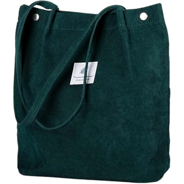 Sac Fourre-tout OSOCE En Velours Côtelé - Grande Capacité, 5 Couleurs, Bandoulière Réglable