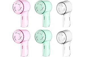 USTNIR Cubrir el Cabezal del Cepillo de Dientes eléctrico, Multicolor, Paquete de 6, Multicolor, Estuche de Belleza