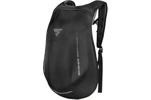 Shima AYRO BACKPACK, zaino da moto aerodinamico regolabile da 24 litri, unisex, taglia unica