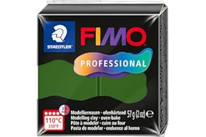 STAEDTLER 8040-57 ST Fimo Prof - Pasta para modelar (57 g), color verde