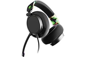 Skullcandy SLYR Multi-Platform Wired Gaming Headset, Removable Mic, Durable and Comfortable Lightweight Design, Ultra-Soft Memory Foam Ear Cushions, PC, Xbox, PlayStation - Green Digi-Hype