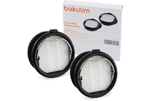 BAKUUM Pack de 2 Filtros para Conga Rockstar 9500 Connected Ergowet 3000 IA y Rockstar 11500 Odyssey. Filtro de Alta Eficiencia para aspirador de Escoba.