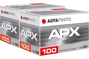 AgfaPhoto APX 100 135-36 Negativfim S/W en Paquete de 2 Unidades, AG6A1360-2