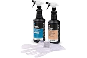Errecom Kit pour nettoyage climatisation, avec Clima-Net 1L pour unité intérieure et filtres, Bio-Acid 1L détergent acide pour unité extérieure, gants