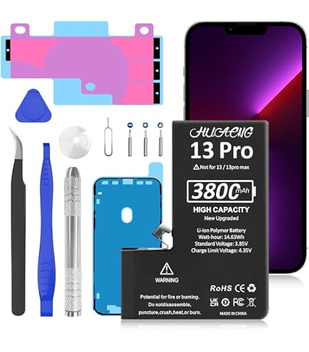 9300mAh] Battery for iPhone 13 Pro Max, 2026 New Upgrade High