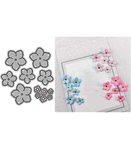 Sredwtk Blumen Set Stanzschablonen Blumen Cutting D Produktbild-Vorschau 6