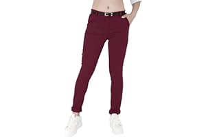 JOPHY & CO. Pantalone Elasticizzato Donna Chino con Cintura (cod. 3008)