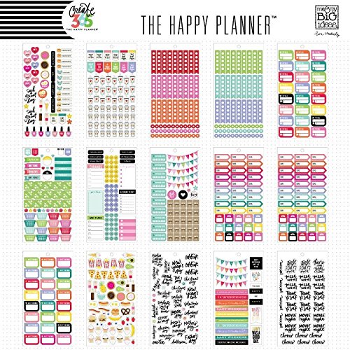 Create 365 Happy Planner Sticker Value Pack-Basics, 1829/Pkg - 2